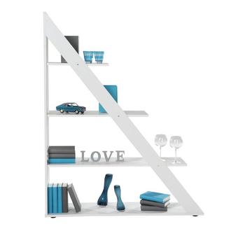 Оригинальный книжный шкаф, стеллаж горка для книг Белый* Изображение