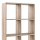 Стелаж для дому, перегородка, книжкова шафа з ДСП 8 відкритих відсіку, СТ-2х4 колір Бетон* Зображення