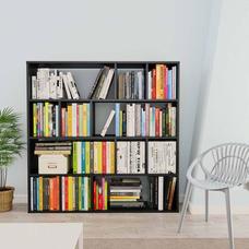 Большой книжный стеллаж, стеллаж для дома Черный* Изображение