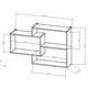 Настенная полка, полка для книг, полка на стену из ДСП, для цветов ПК-29, Дуб Сонома* Изображение