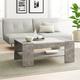 Приліжковий журнальний столик ЖС-15, Бетон Білий* Зображення