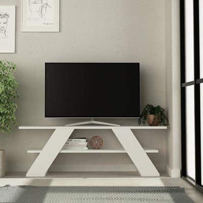 Тумба для ТВ, тумбочка под телевизор, подставка под TV, ТВТ-15, Белый* Изображение