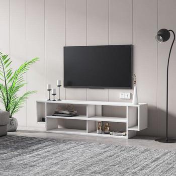 Тумба для ТВ, тумбочка под телевизор, подставка под TV, ТВТ-1, Белый* Изображение