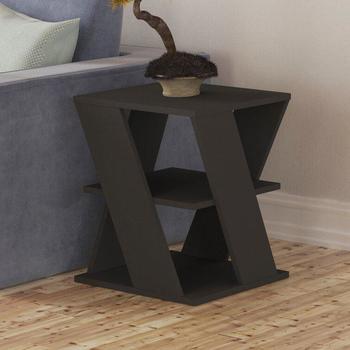 Удобный столик журнальный, кофейный столик, прикроватная тубочка Антрацит* Изображение