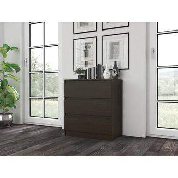Комод у спальню з трьома шухлядами, комод у дитячу,/колір Венге Магія* Зображення