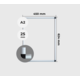 Рамка А2 из 25-мм профиля с клик системой Изображение