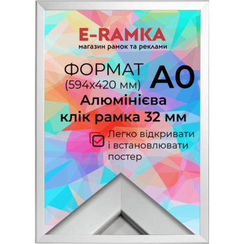 Клік рамка А0 32 профіль Зображення