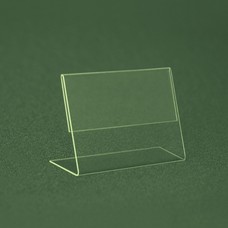 L-образный ценникодержатель из ПВХ - 40x30 мм Изображение